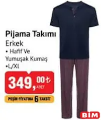 PİJAMA TAKIMI ERKEK